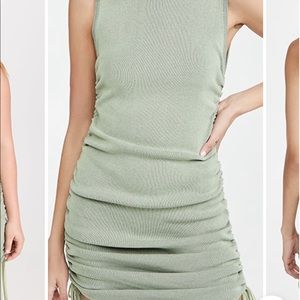 Super cute! Don’t wear enough. Green mini dress